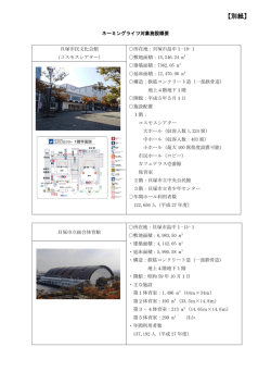 （別紙）ネーミングライツ対象施設概要