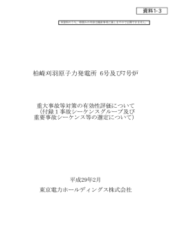柏崎刈羽原子力発電所 6号及び7号炉