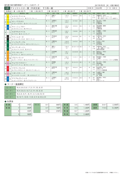 10R アメジストスター賞（中央交流） サラ系一般 コーナー