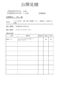 ミドリ安全 使い捨て防塵マスク SH6022 20枚入り 20箱