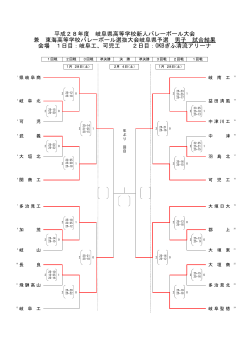 男子 - 岐阜県バレーボール協会