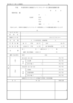 草津市長 様 平成 年度草津市立地域まちづくりセンター自主教室実績