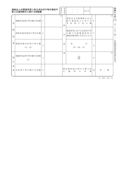 別表17の2(1) 連結法人の関連者等に係る支払利子等の損金不算入の