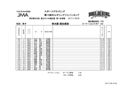 男子PDF - 日本山岳協会