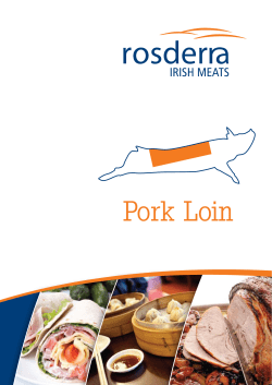 Pork Loin - Rosderra