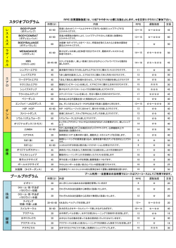 プログラムご案内(1月～3月