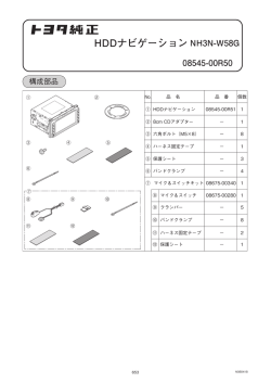 HDDナビゲーション NH3N-W58G 08545