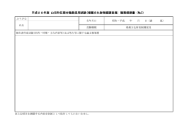 職務経歴書