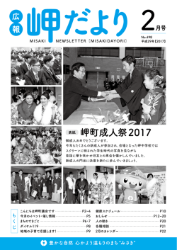 表紙 岬町成人祭2017