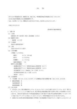 （電子入札、特別簡易型総合評価落札方式）に付