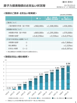 （審44）資料4 原子力損害賠償のお支払い状況等 （PDF:1098KB）