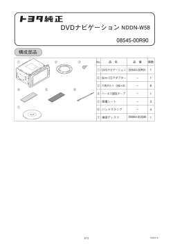 DVDナビゲーション NDDN-W58 08545