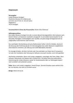 Impressum - linden linden linden