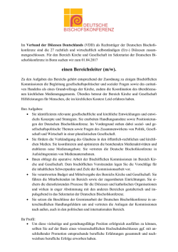Die Stellenausschreibung als pdf