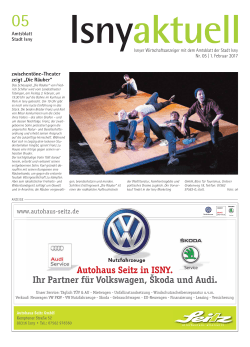 1. Februar 2017 - Schwäbische Zeitung