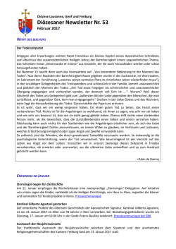 Di&ouml;zesaner Newsletter Nr. 53