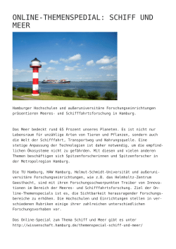 Online-Themenspedial: Schiff und Meer