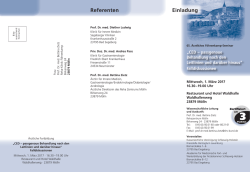 Referenten Einladung - Dr. Falk Pharma GmbH