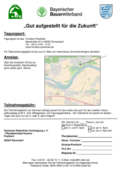 Gut aufgestellt f&uuml;r die Zukunft - Deutsche Reiterliche Vereinigung