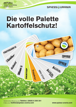 Die volle Palette Kartoffelschutz! - Spiess