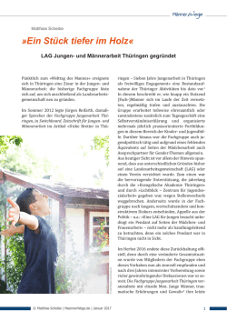 Ein St&uuml;ck tiefer im Holz