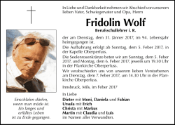 Fridolin Wolf