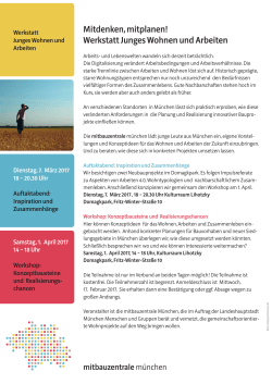 Informationen - Mitbauzentrale M&uuml;nchen