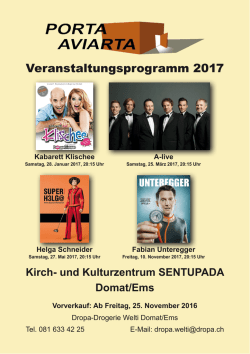 Veranstaltungsprogramm 2017