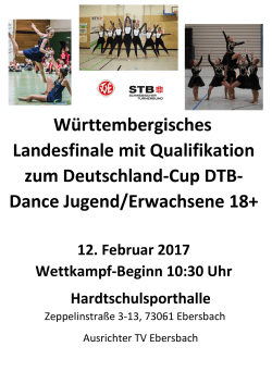 Dance Jugend/Erwachsene 18+