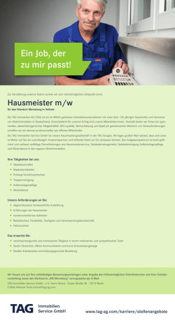 Ein Job, der zu mir passt!