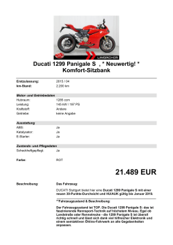 Detailansicht Ducati 1299 Panigale S €,€* Neuwertig