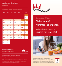 Kronen Information Januar 2017