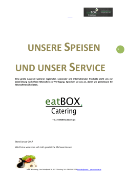 cateringmappe - eatBOX.Catering