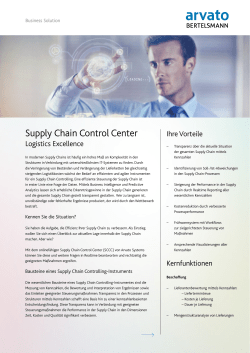 Supply Chain Control Center