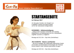 GUTSCHEIN - Sendo Karate