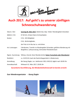 Auch 2017 - Skiclub Knoblauchsland