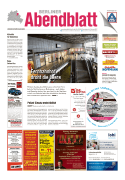 fernbahnhof drohtdieLeere