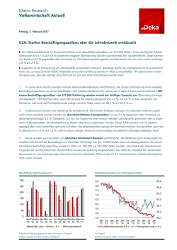 Makro Research Volkswirtschaft Aktuell
