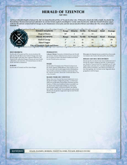 herald of tzeentch