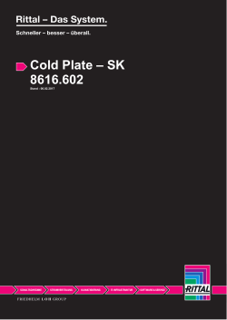 Cold Plate – SK 8616.602