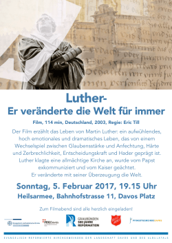 Luther - Davos reformiert :: Home