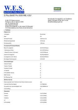 E-Plus BASE Pro 5000 MB (+20)