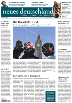 Die Brexit-Uhr tickt