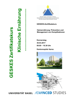 Heimern&auml;hrung: Pr&auml;vention und Management von