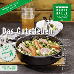 Jetzt ansehen! - Markthalle Krefeld