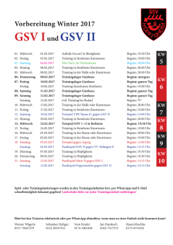 GSV Iund GSV II - GSV H&ouml;pfigheim