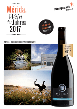 Wein des Jahres 2017 - Gerstl Weinselektionen
