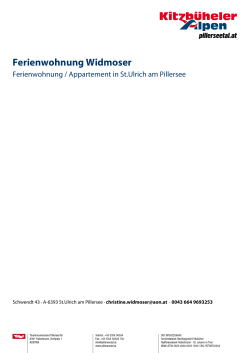 Ferienwohnung Widmoser in St.Ulrich am