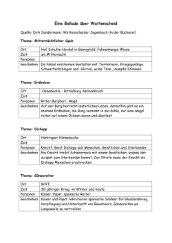 Eine Ballade &uuml;ber Wattenscheid