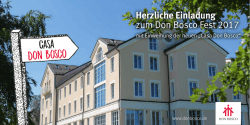 Herzliche Einladung